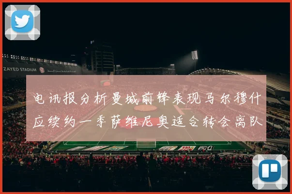 电讯报分析曼城前锋表现马尔穆什应续约一季萨维尼奥适合转会离队
